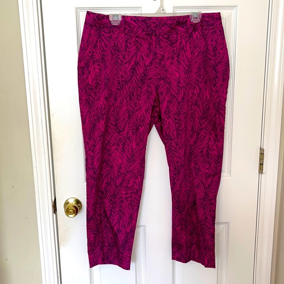 Destinations by Coldwater Creek Slim-Leg Ankle Pants - Black - XL - Plus